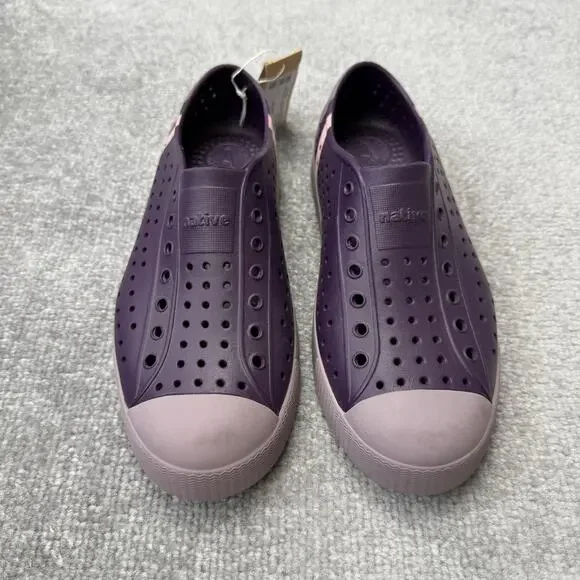 Native Shoes Youth Size 5 Purple Pink Jefferson Block Perforated Slip On EVA - Picture 2 of 12
